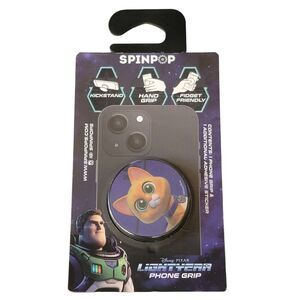 Spinpop Phone Grip Disney Lightyear Sox Cat Kickstand Fidget‎ Cable Organizer